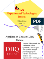 Experimental Technologies Project