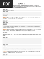 SERIES 1-10 Practice Questions C++