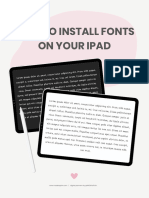 How To Install Fonts On Ipad