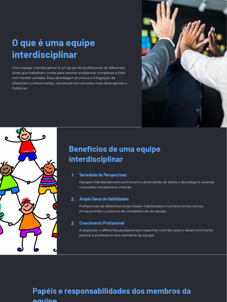 Equipe Interdisciplinar: Definição e Benefícios | PDF ...