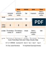 Horario de Clases