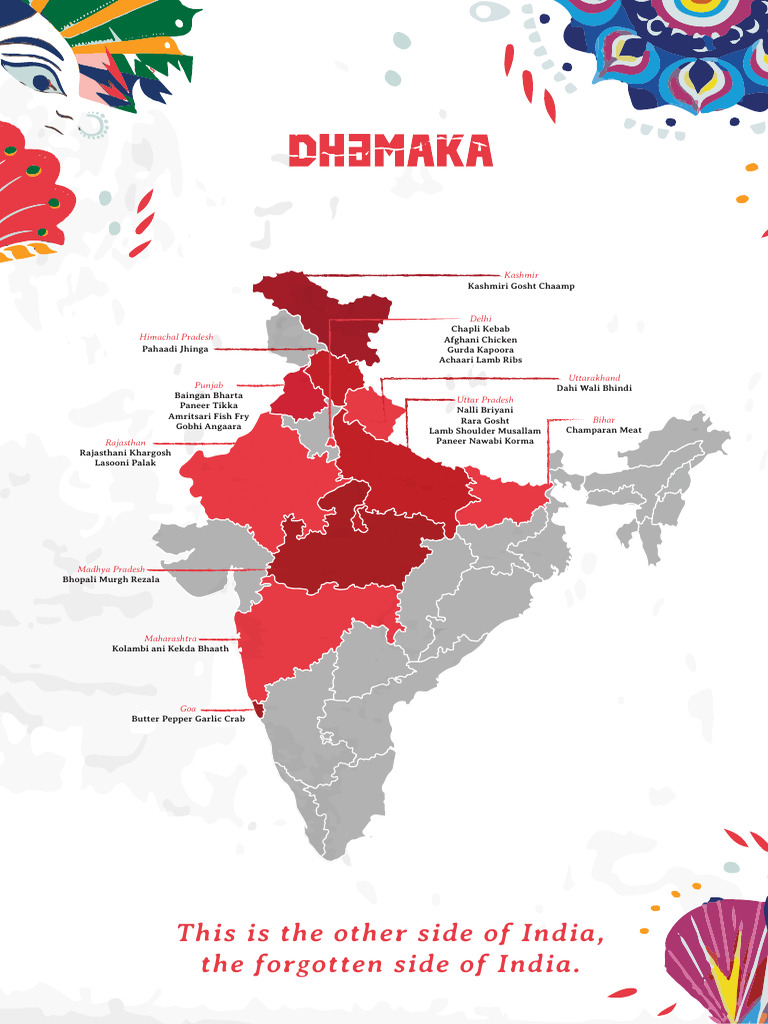 Dhamaka Menu Download Free PDF Foods Cuisine