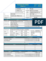 Formulario CC-C-FRM-01-01 Solicitu de Crédito
