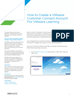 How To Create A Customer Account For VMware Learning