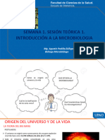 CLASE No 1 INDTRODUCCION A LA MICROBIOLOGIA OBSTETRICIA