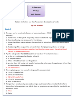 Patient Evaluation and Risk Assessment & Extraction of Teeth