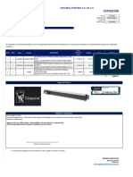 Formato Cotizacion PINTUMEX SSD Y MULTICONTACTO