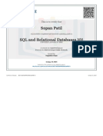 IBM DB0101EN Certificate - Cognitive Class