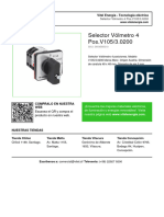 Selector Vólmetro 4 Pos.V105 3.0200