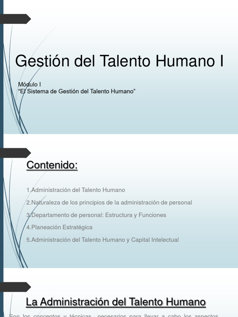 Gestión Estratégica del Talento Humano | PDF | Gestión de recursos ...