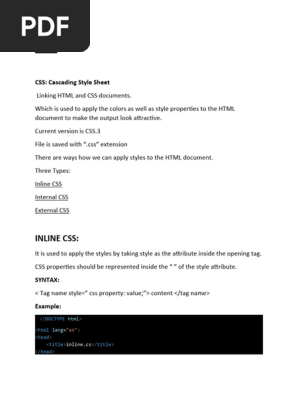 CSS