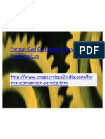 Engg Services - Format Cad Conversion Service