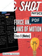 Force & Laws of Motion For NDA