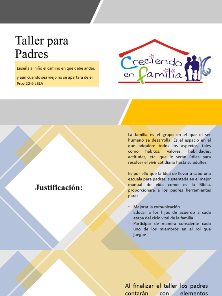 Taller para Padres | PDF | Amor | Adultos