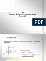 Tema 1 Revision de Fundamentos de Analisis Tensorial