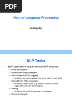 NLP Ambiguity