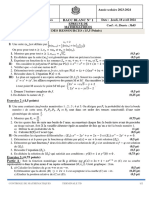 Bac Blanc 1 TD-TTI 24