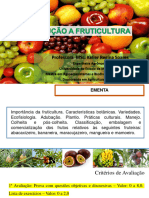 AULA 1 - IIntroduo A Fruticultura