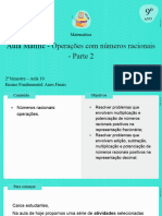 Aula 10 - Aula Matific - Operações Com Números Racionais - Parte 2