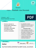 Aula 7 - PISA - Simulado - Área Florestada