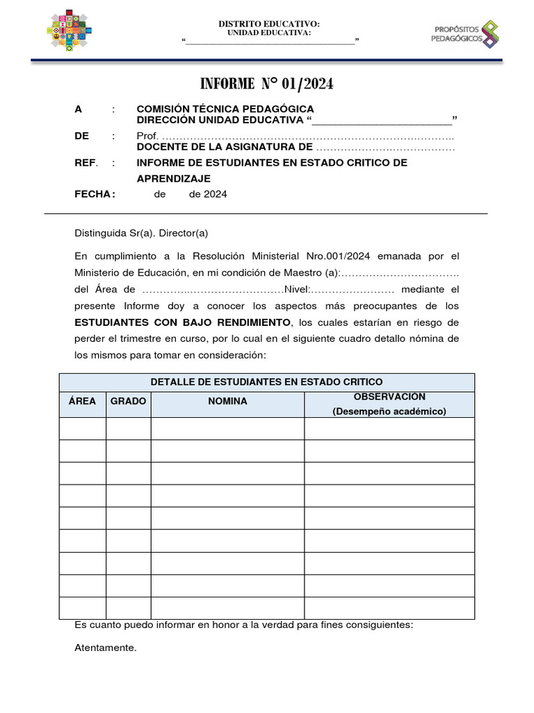 Informe de Estudiantes Críticos 2024 | PDF | Finanzas y dinero