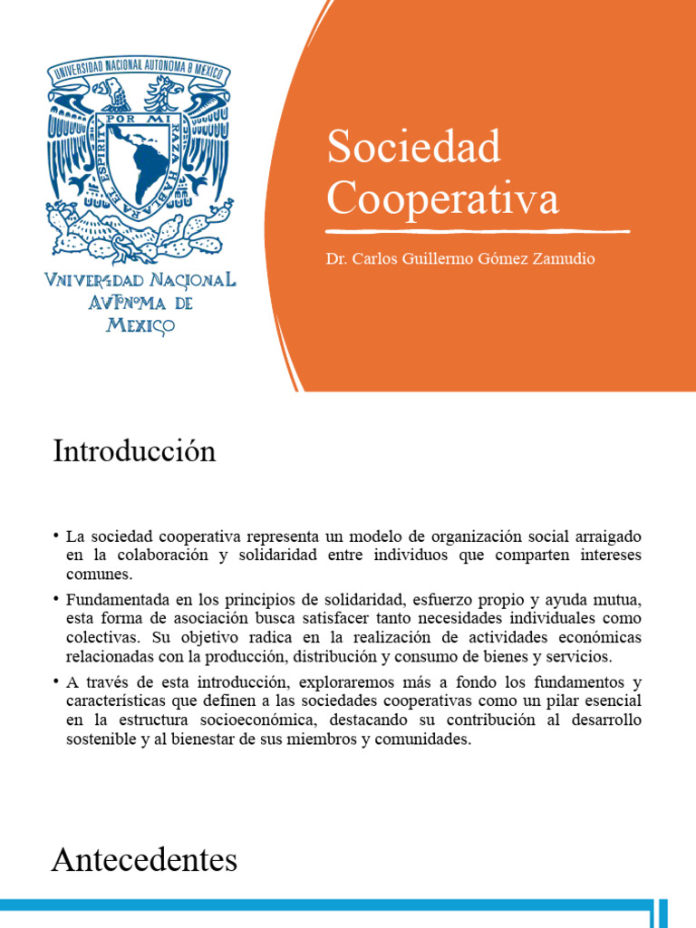 Fundamentos de las Sociedades Cooperativas | PDF | Cooperativa | Sociedad