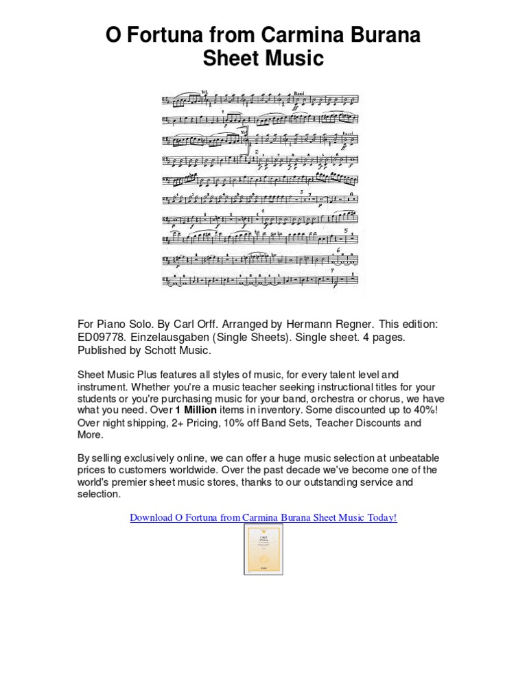 fortuna pdf music o sheet free Music O Carmina Sheet From Burana Fortuna fortuna pdf music o sheet free Music O Carmina Sheet From Burana Fortuna