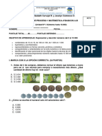 4° Básico-Prueba de Proceso1 MATEMÁTICA- Numeración