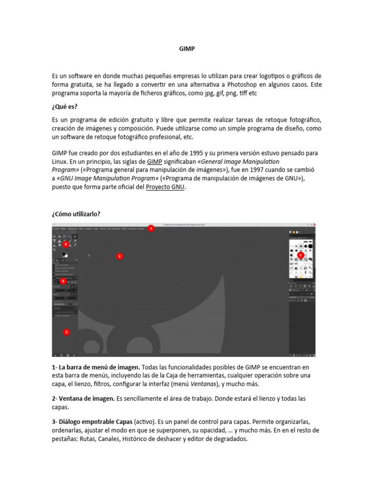 Guía Completa de GIMP para Principiantes | PDF | Software | Informática