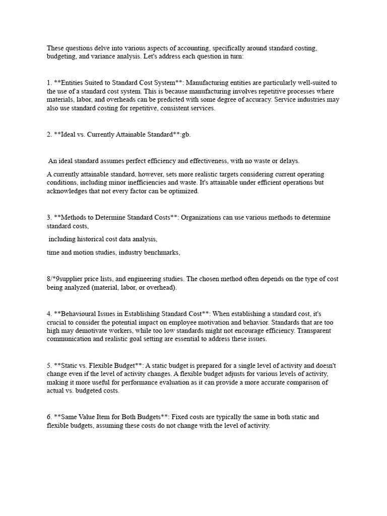Chapter 10 flexible budget pdf pricing business