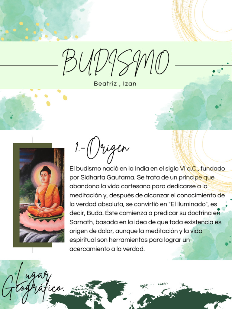 Origen y creencias del budismo | PDF | Filosofía oriental | Filosofía india
