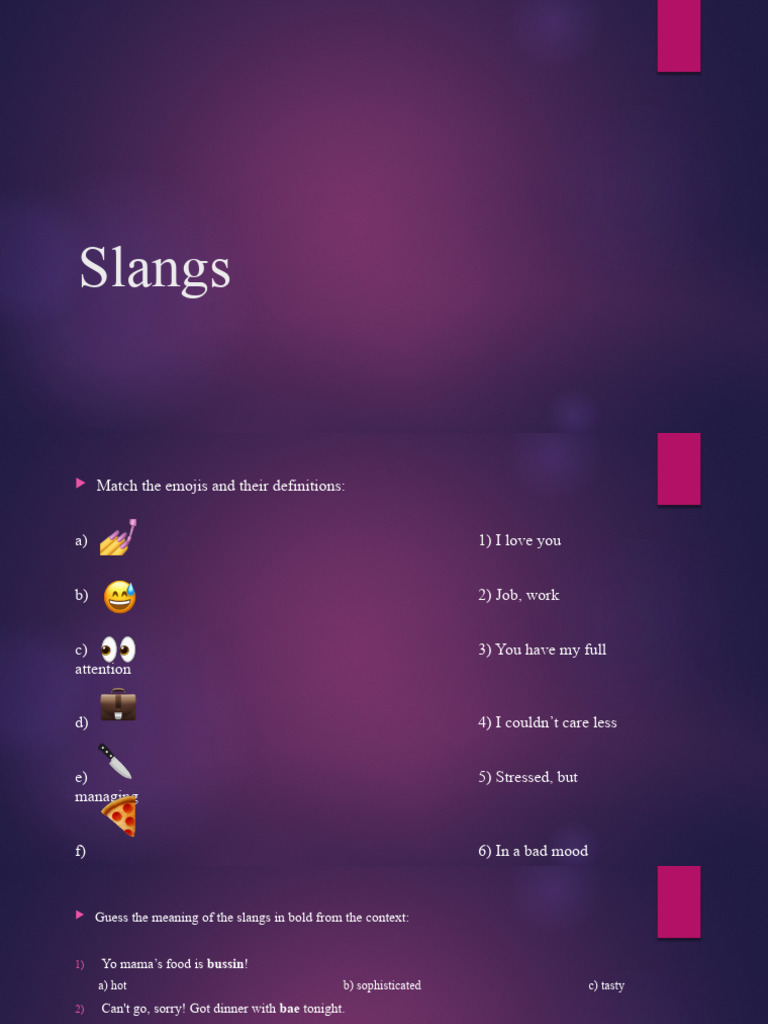 Understanding Modern Slang and Emojis | PDF