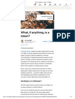 What, If Anything, Is A Token - LinkedIn