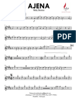 Ajena Cuerda Americana Editing of Scores - Saxofon Alto