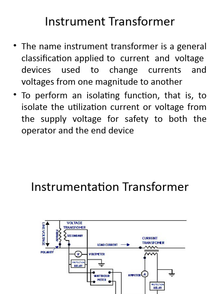 Overview of Instrument Transformers | PDF | Transformer | Equipment