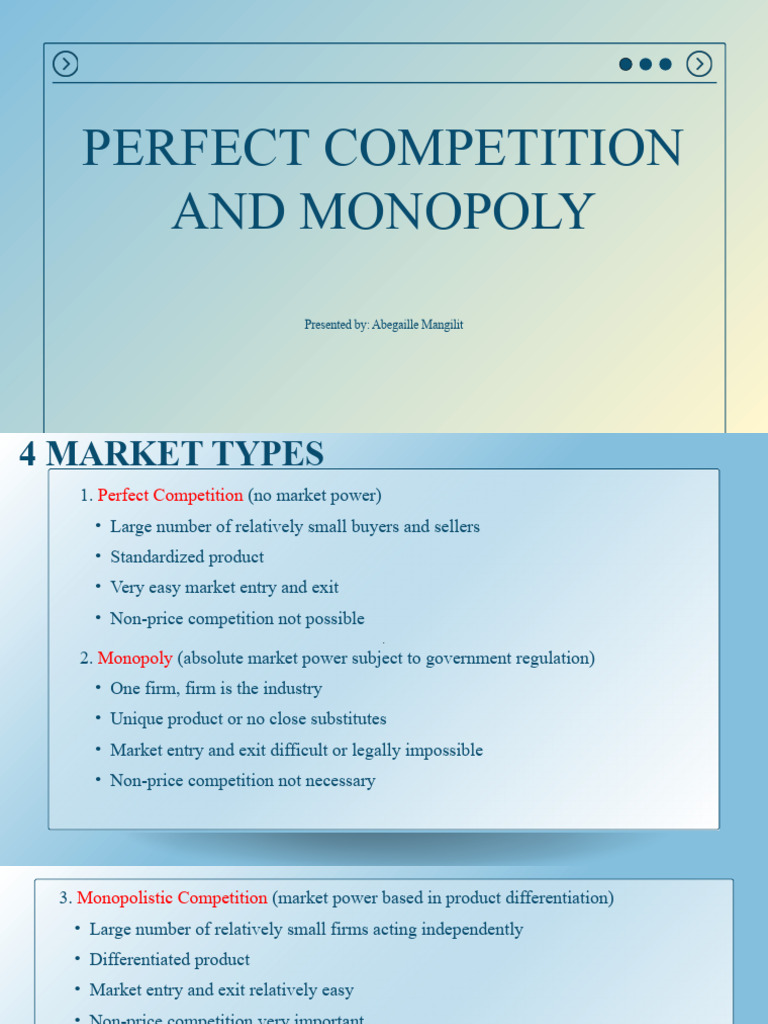 Market Structures in Managerial Economics | PDF | Market Power | Monopoly