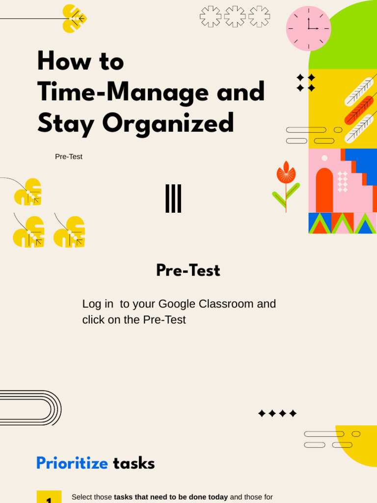 Effective Time Management Tips | PDF | Procrastination | Professional ...