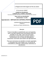 Subsecao Campo Grande: Agendamento - Serviços de Carteira (Profissionais Inscritos)