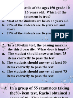 Decile and Percentile