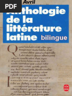 Anthologie de La Littérature Latine Bilingue (Yves Avril) (Z ...