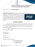 Recurso Inominado - Ação Indenizatória Por Constrangimento