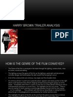 Harry Brown Trailer Analysis