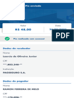 Valor Data: Comprovante de Pix Enviado