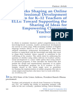 TESOL Journal - 2014 - Smith - Frameworks Shaping an Online Professional Development Program for K 12 Teachers of ELLs 