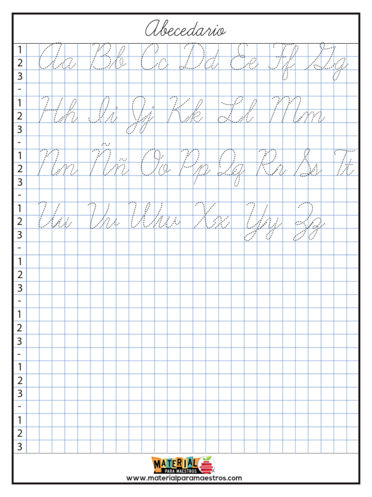 Cuadernillo de Letra Cursiva | PDF | Languages | Foreign Language Studies