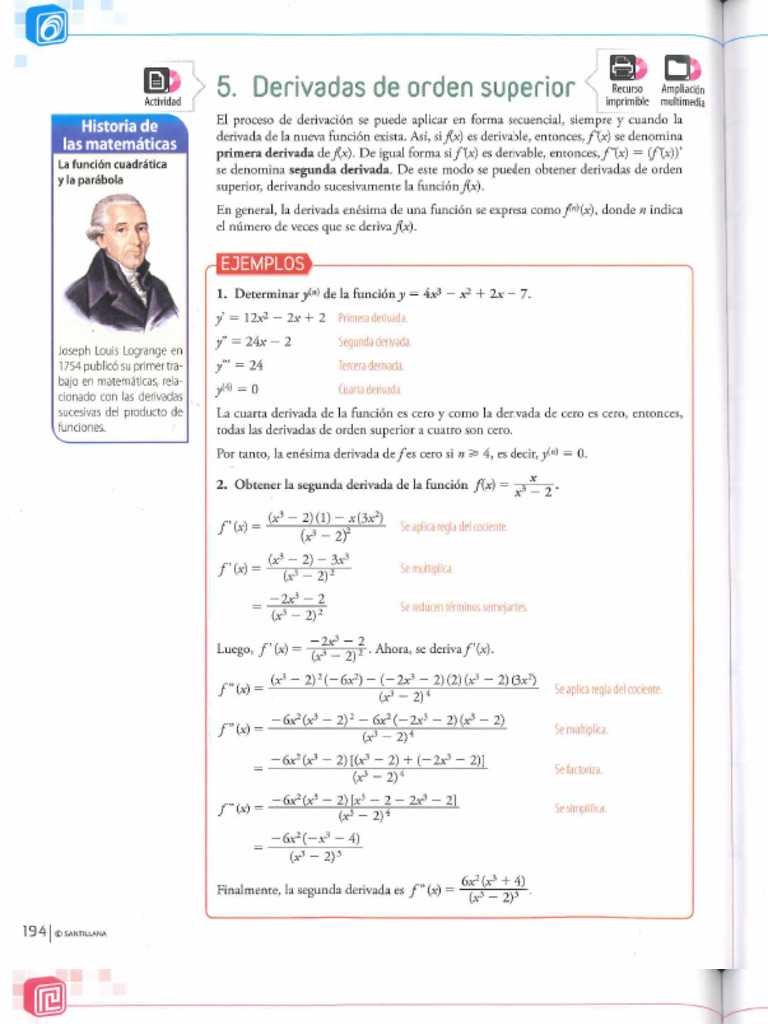 Aplicaciones Derivada Segunda | PDF