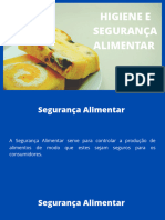 (Aula 4)  HIGIENE E SEGURANÇA ALIMENTAR