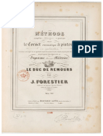 Forestier, Méthode Complète, Théorique Et Pratique Pour Le Cornet Chromatique À Pistons