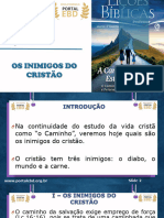 Slides Da Lição 5 - Os Inimigos Do Cristão - Pr. Caramuru Afonso Francisco