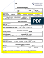 New Patient Intake Form Packet